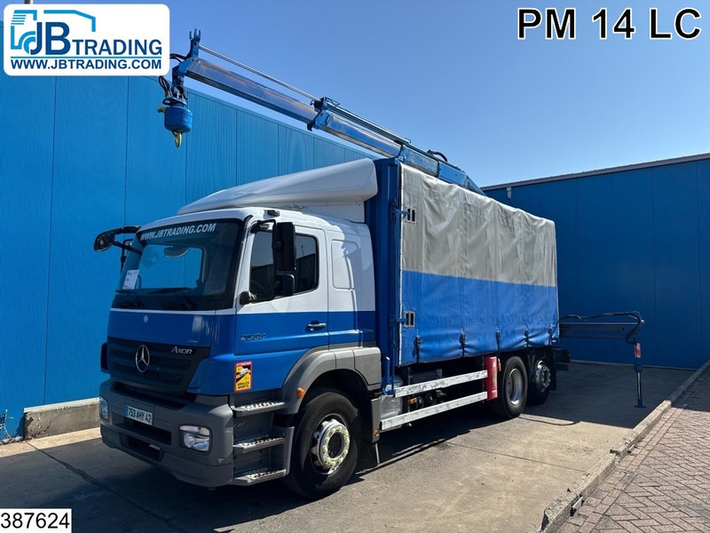 Mercedes-Benz Axor 2533 6X2, PM, Remote - Xe tải thùng lửng/ Phẳng, Xe cẩu tự hành: hình 1 Mercedes-Benz Axor 2533 6X2, PM, Remote - Xe tải thùng lửng/ Phẳng, Xe cẩu tự hành: hình 1