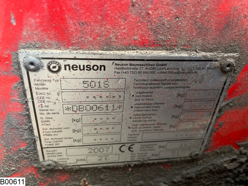 Neuson 501 S 510KG, 3.5M, 2417h - Máy xúc lật bánh lốp: hình 5 Neuson 501 S 510KG, 3.5M, 2417h - Máy xúc lật bánh lốp: hình 5