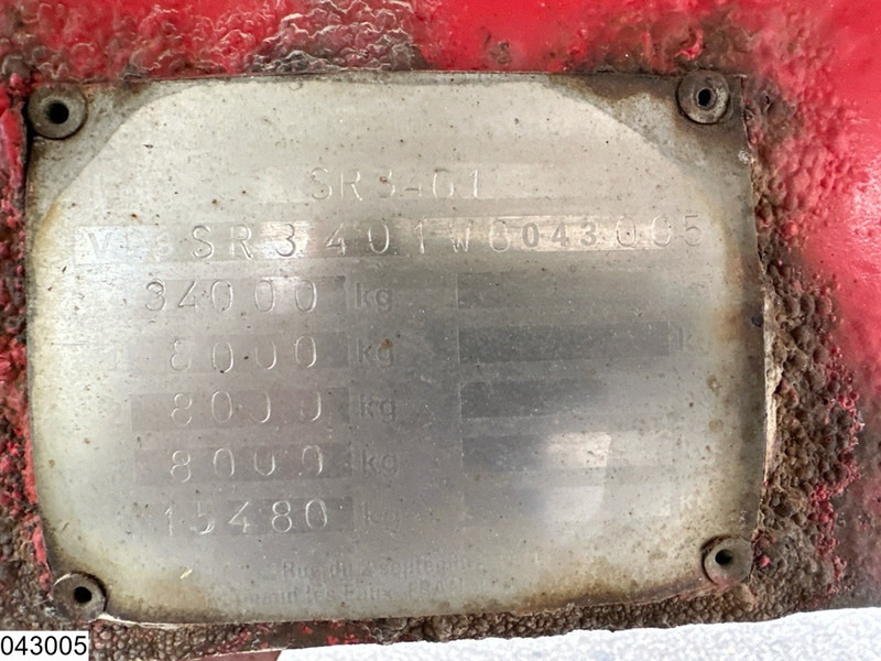 ROBINE Gas 49018 liter, LPG GPL Butane gas, 1 Comp - Sơ mi rơ moóc bồn: hình 4 ROBINE Gas 49018 liter, LPG GPL Butane gas, 1 Comp - Sơ mi rơ moóc bồn: hình 4