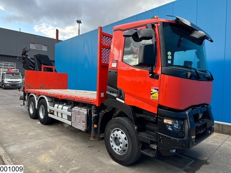 Xe tải thùng lửng/ Phẳng, Xe cẩu tự hành Renault C 380 6x4, EURO 6, Hiab, Remote: hình 7