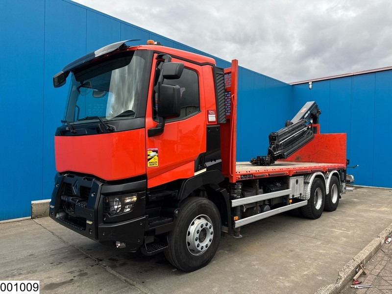 Xe tải thùng lửng/ Phẳng, Xe cẩu tự hành Renault C 380 6x4, EURO 6, Hiab, Remote: hình 8
