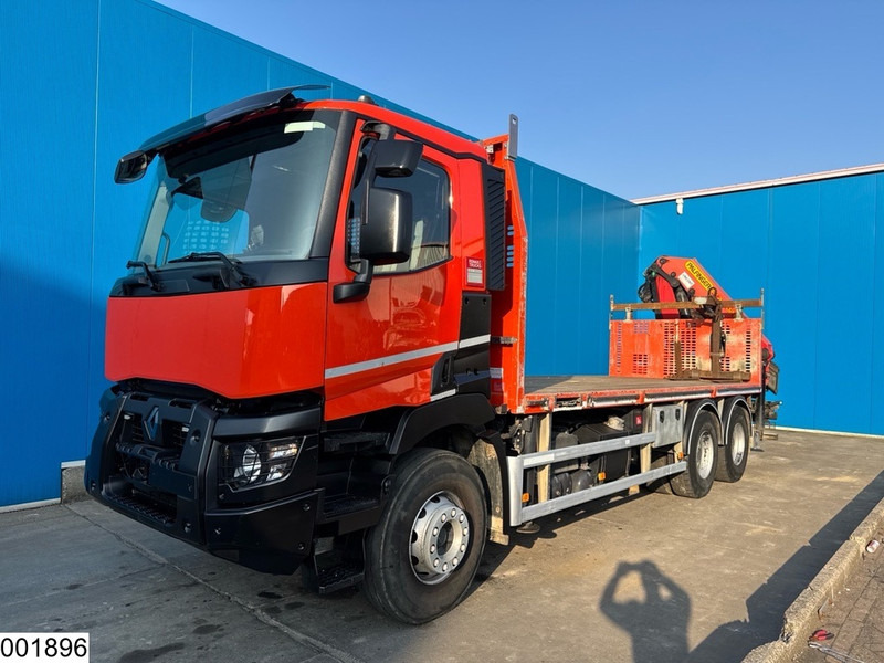 Renault C 430 6x4, EURO 6, Retarder, Palfinger,Remote - Xe tải thùng lửng/ Phẳng, Xe cẩu tự hành: hình 4 Renault C 430 6x4, EURO 6, Retarder, Palfinger,Remote - Xe tải thùng lửng/ Phẳng, Xe cẩu tự hành: hình 4