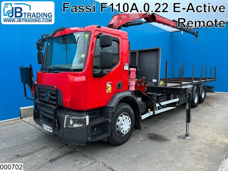 Renault D 26 320 6x2, EURO 6, Fassi, Remote - Xe tải thùng lửng/ Phẳng, Xe cẩu tự hành: hình 1 Renault D 26 320 6x2, EURO 6, Fassi, Remote - Xe tải thùng lửng/ Phẳng, Xe cẩu tự hành: hình 1