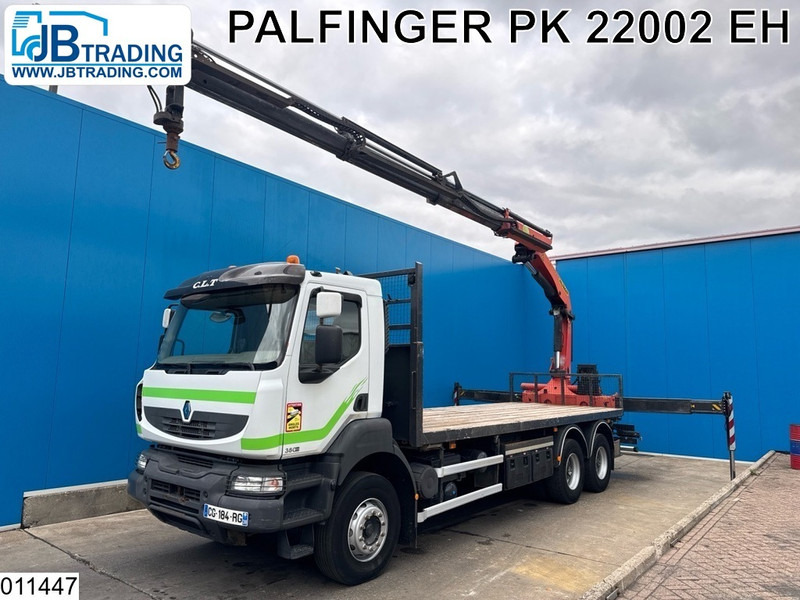Renault Kerax 380 Dxi 6X4, EURO 5, Palfinger, Manual - Xe tải thùng lửng/ Phẳng, Xe cẩu tự hành: hình 1 Renault Kerax 380 Dxi 6X4, EURO 5, Palfinger, Manual - Xe tải thùng lửng/ Phẳng, Xe cẩu tự hành: hình 1