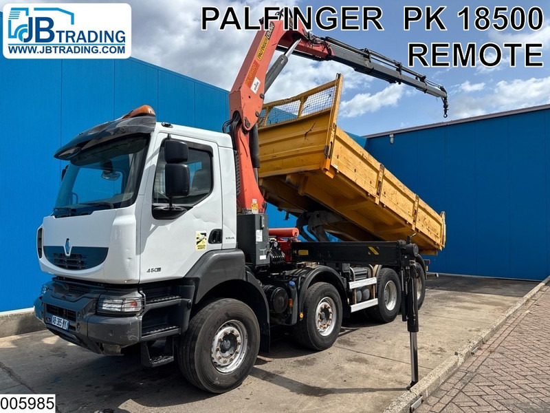 Renault Kerax 450 Dxi 8X4, Manual, Steel suspension, Retarder - Xe ben, Xe cẩu tự hành: hình 1 Renault Kerax 450 Dxi 8X4, Manual, Steel suspension, Retarder - Xe ben, Xe cẩu tự hành: hình 1