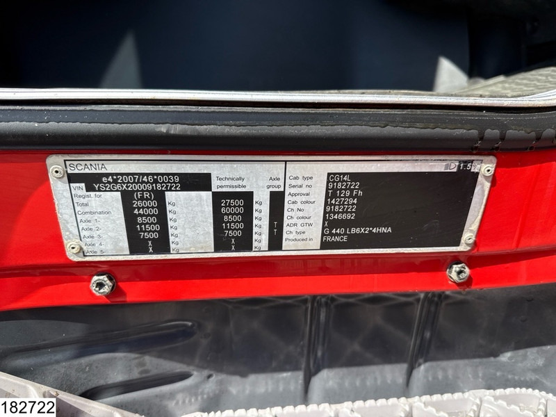 Xe tải thùng lửng/ Phẳng Scania G 440 6x2, EURO 5, Retarder, Hubreduction: hình 9