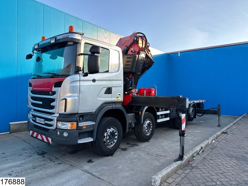 Scania G 440 8x2, EURO 5, Fassi, Retarder, Remote - Xe tải thùng lửng/ Phẳng, Xe cẩu tự hành: hình 2 Scania G 440 8x2, EURO 5, Fassi, Retarder, Remote - Xe tải thùng lửng/ Phẳng, Xe cẩu tự hành: hình 2