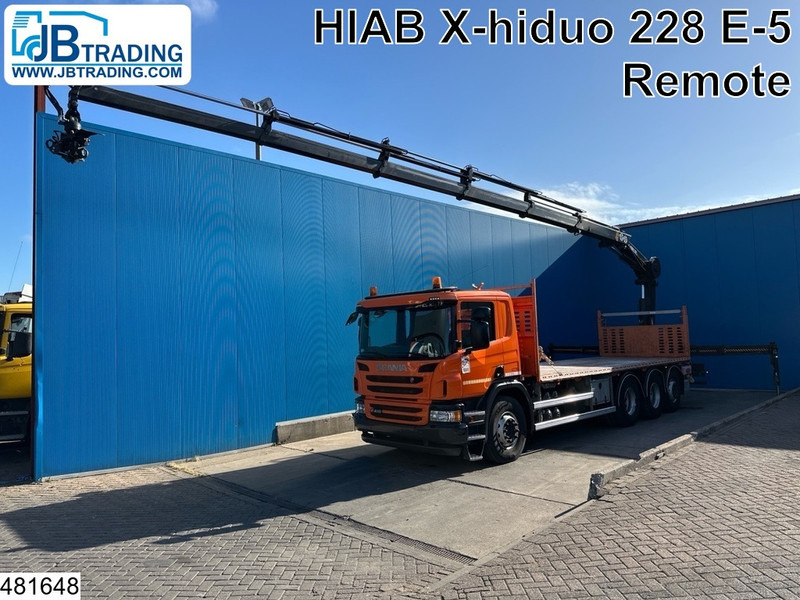 Scania P 410 8x4, EURO 6, HIAB, Remote - Xe tải thùng lửng/ Phẳng, Xe cẩu tự hành: hình 1 Scania P 410 8x4, EURO 6, HIAB, Remote - Xe tải thùng lửng/ Phẳng, Xe cẩu tự hành: hình 1