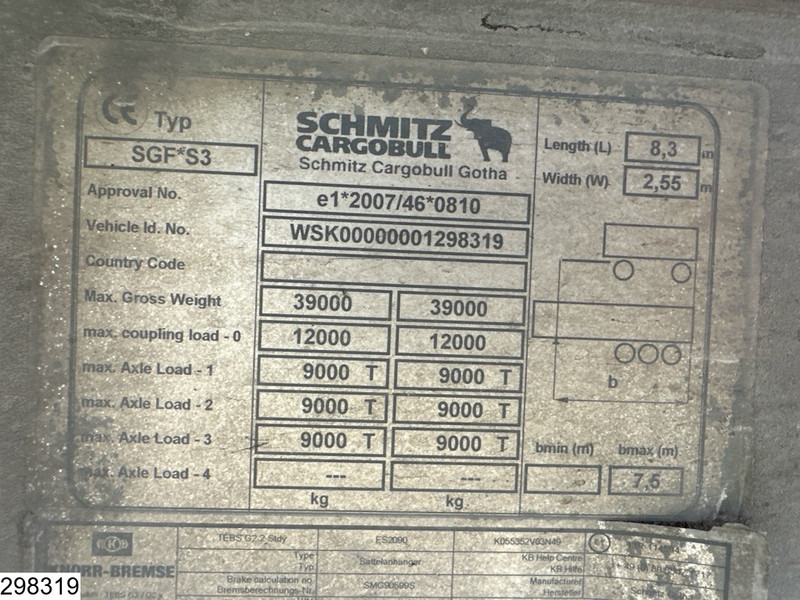 Schmitz Cargobull kipper - Sơ mi rơ moóc ben: hình 4 Schmitz Cargobull kipper - Sơ mi rơ moóc ben: hình 4
