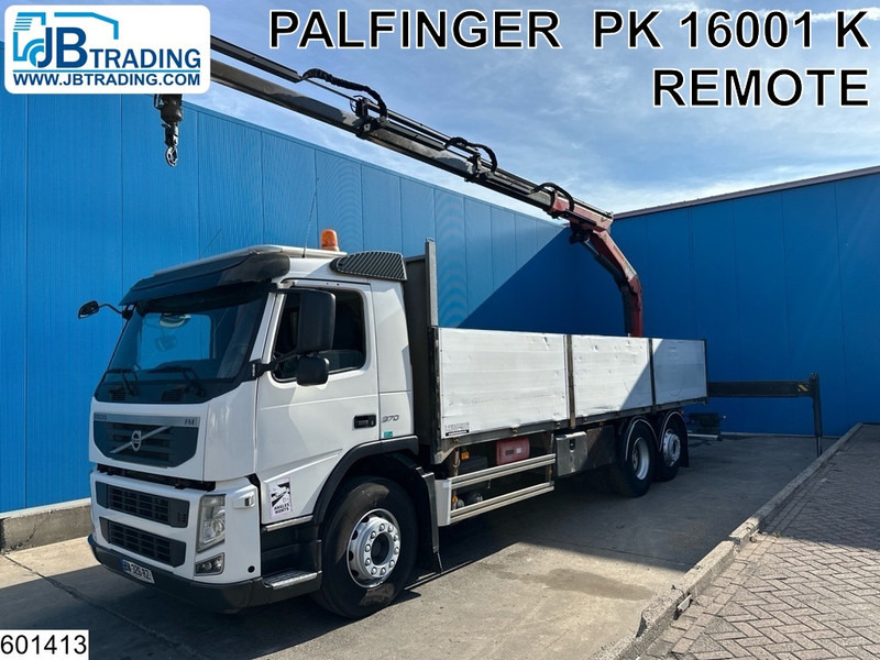 Volvo FM 370 6X2, EURO 5, Palfinger, Remote - Xe tải thùng lửng/ Phẳng, Xe cẩu tự hành: hình 1 Volvo FM 370 6X2, EURO 5, Palfinger, Remote - Xe tải thùng lửng/ Phẳng, Xe cẩu tự hành: hình 1