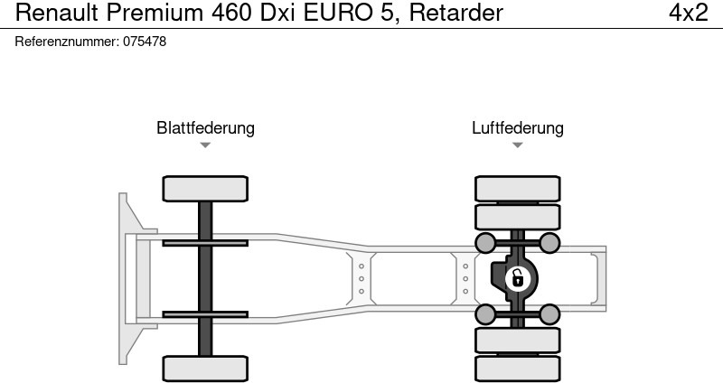 Cho thuê Renault Premium 460 Dxi EURO 5, Retarder Renault Premium 460 Dxi EURO 5, Retarder: hình 13