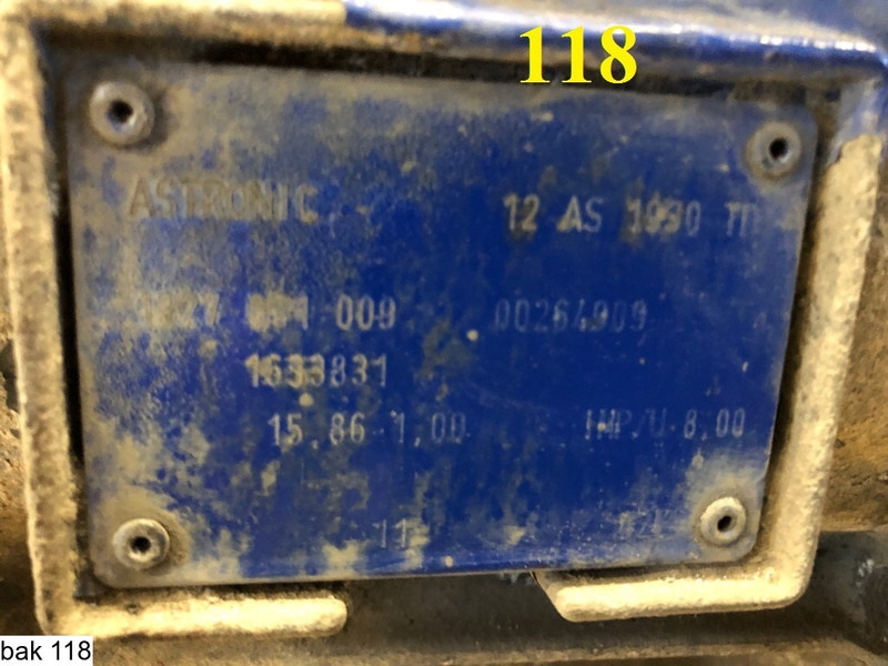 ZF ASTRONIC, 12 AS 1930 TD, Automatic - Hộp số: hình 3 ZF ASTRONIC, 12 AS 1930 TD, Automatic - Hộp số: hình 3