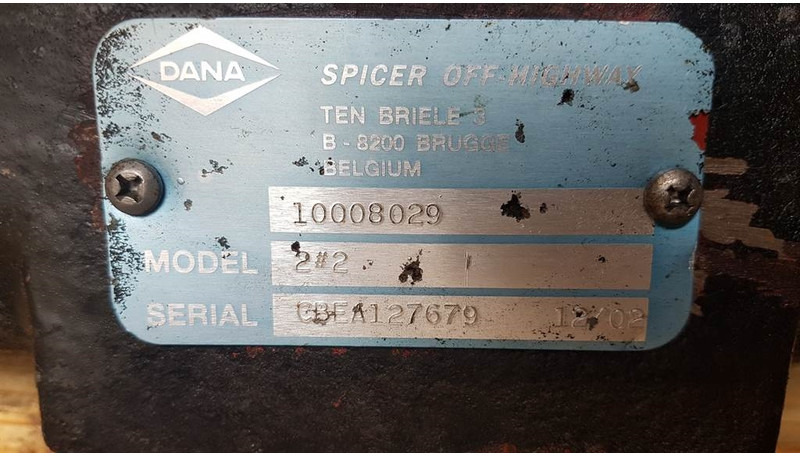 DANA Spicer 2 # 2 - Liebherr L 544 - Transmission/ - Hộp số và các bộ phận cho Máy móc xây dựng: hình 5 DANA Spicer 2 # 2 - Liebherr L 544 - Transmission/ - Hộp số và các bộ phận cho Máy móc xây dựng: hình 5