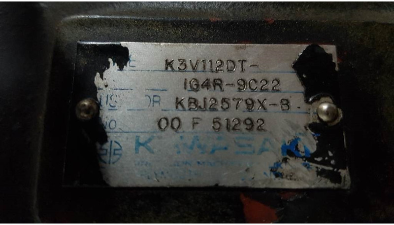 Kawasaki K3V112DT-IG4R-9C22 - Load sensing pump - Thủy lực: hình 3 Kawasaki K3V112DT-IG4R-9C22 - Load sensing pump - Thủy lực: hình 3