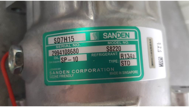 SANDEN SD7H15-S8220-Compressor/Kompressor/Aircopom - Lốc điều hòa cho Máy móc xây dựng: hình 3 SANDEN SD7H15-S8220-Compressor/Kompressor/Aircopom - Lốc điều hòa cho Máy móc xây dựng: hình 3