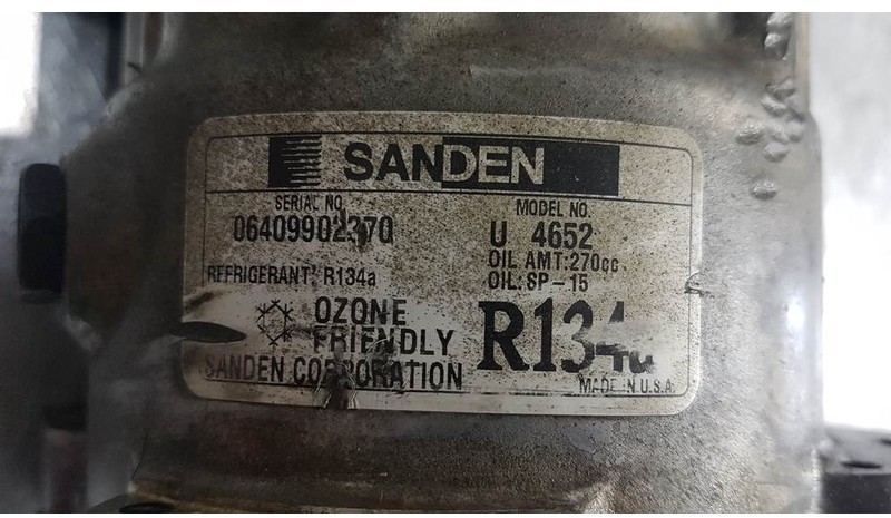 SANDEN U4652 - Compressor/Kompressor/Aircopomp - Lốc điều hòa cho Máy móc xây dựng: hình 3 SANDEN U4652 - Compressor/Kompressor/Aircopomp - Lốc điều hòa cho Máy móc xây dựng: hình 3