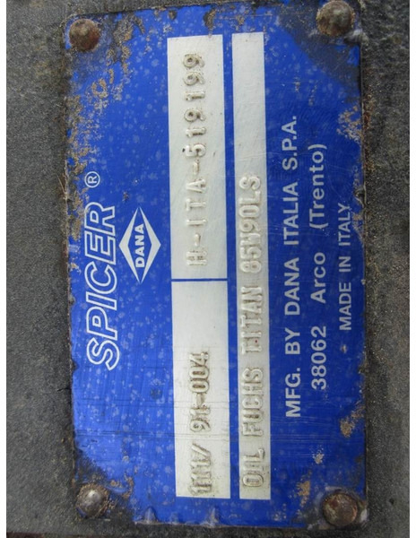Spicer Dana 111/91-004 - Axle/Achse/As - Trục và các bộ phận cho Máy móc xây dựng: hình 3 Spicer Dana 111/91-004 - Axle/Achse/As - Trục và các bộ phận cho Máy móc xây dựng: hình 3