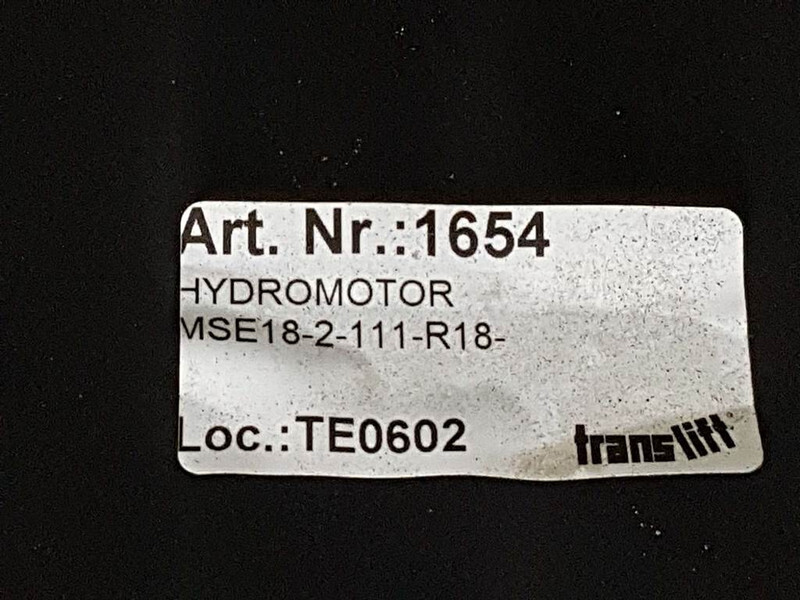 Thủy lực cho Máy móc xây dựng TRANSLIFT -Poclain MSE18-2-111-R18-Wheel motor/Radmotor: hình 6