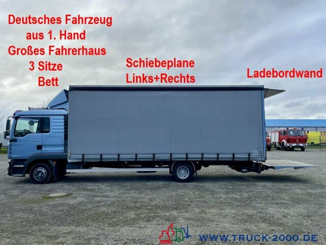 MAN TGL 9.210 Schiebeplane L+R LBW Großes Haus/ Bett - Xe tải thùng mui bạt: hình 1 MAN TGL 9.210 Schiebeplane L+R LBW Großes Haus/ Bett - Xe tải thùng mui bạt: hình 1