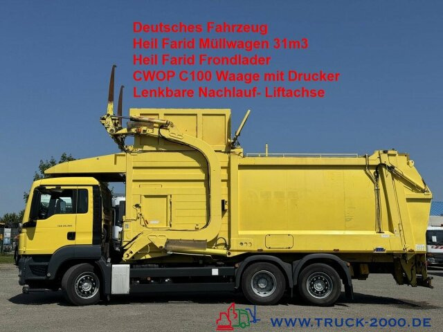 MAN TGS 26.360 Heil 31m3 Überkopf/ Frontlader Waage - Xe tải chở rác: hình 1 MAN TGS 26.360 Heil 31m3 Überkopf/ Frontlader Waage - Xe tải chở rác: hình 1