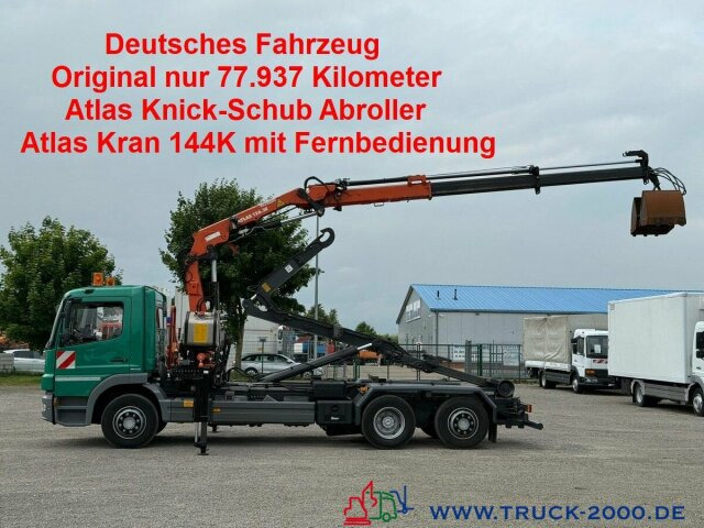 Mercedes-Benz 2024 Atlas Abroller Atlas Kran FB Nur77.937 KM - Xe tải nâng móc, Xe cẩu tự hành: hình 1 Mercedes-Benz 2024 Atlas Abroller Atlas Kran FB Nur77.937 KM - Xe tải nâng móc, Xe cẩu tự hành: hình 1
