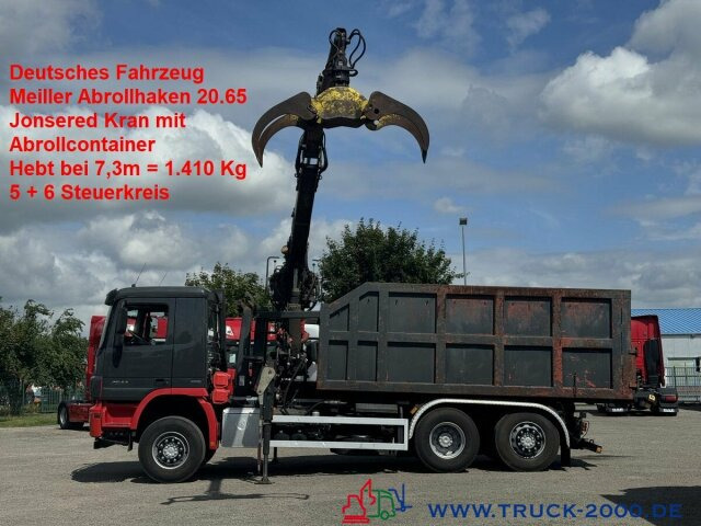 Mercedes-Benz Actros 2544 Meiller 20.65+ Mulde Kran 7,3m=1,4t. - Xe tải nâng móc, Xe cẩu tự hành: hình 1 Mercedes-Benz Actros 2544 Meiller 20.65+ Mulde Kran 7,3m=1,4t. - Xe tải nâng móc, Xe cẩu tự hành: hình 1