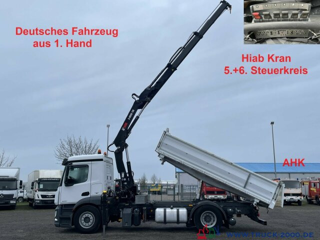 Mercedes-Benz Antos 1830 Hiab X-HIDUO138E2 Kran +FB 5+6 Kreis - Xe ben, Xe cẩu tự hành: hình 1 Mercedes-Benz Antos 1830 Hiab X-HIDUO138E2 Kran +FB 5+6 Kreis - Xe ben, Xe cẩu tự hành: hình 1