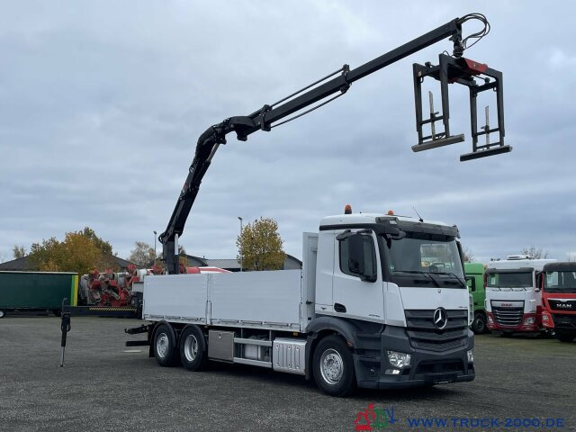 Xe tải thùng lửng/ Phẳng, Xe cẩu tự hành Mercedes-Benz Antos 2542 Hiab 177K HIPRO mit Funkfernbedienung: hình 11