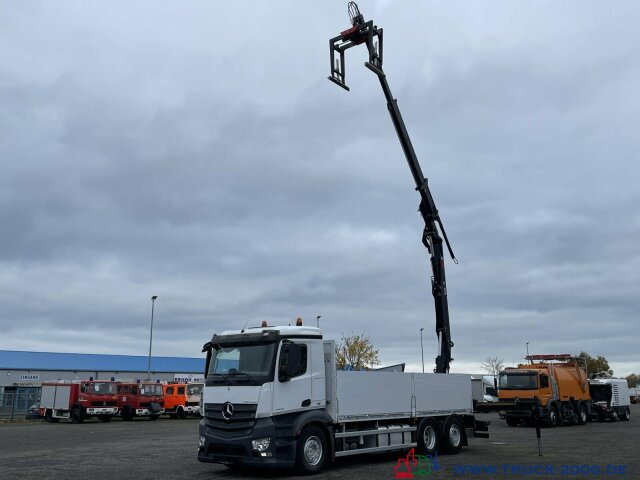 Xe tải thùng lửng/ Phẳng, Xe cẩu tự hành Mercedes-Benz Antos 2542 Hiab 177K HIPRO mit Funkfernbedienung: hình 8