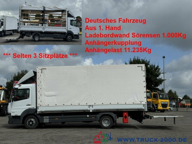 Mercedes-Benz Atego 818 Plane + Spriegel L+R LBW 1.000kg - Xe van thùng mui bạt: hình 1 Mercedes-Benz Atego 818 Plane + Spriegel L+R LBW 1.000kg - Xe van thùng mui bạt: hình 1