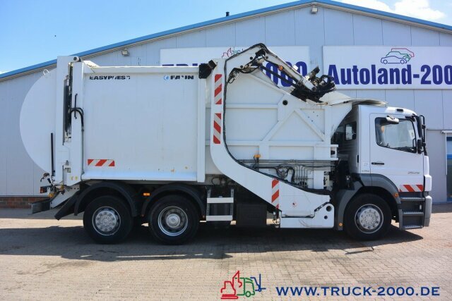 Xe tải chở rác để vận chuyển rác Mercedes-Benz Axor 2529 Faun Easypress Frontlader 25 m³ 1.Hd: hình 8