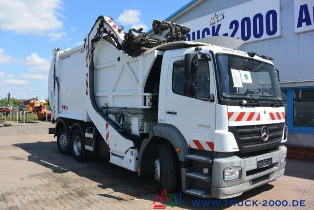 Xe tải chở rác để vận chuyển rác Mercedes-Benz Axor 2529 Faun Easypress Frontlader 25 m³ 1.Hd: hình 14