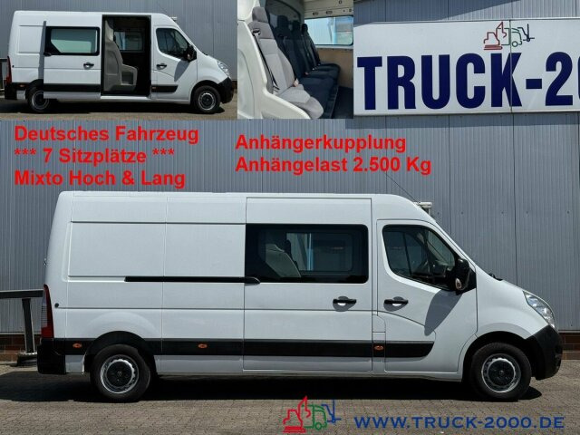 Opel Movano F3500 Mixto 7 Sitzer Hoch & Lang + AHK - Xe van chở hàng: hình 1 Opel Movano F3500 Mixto 7 Sitzer Hoch & Lang + AHK - Xe van chở hàng: hình 1