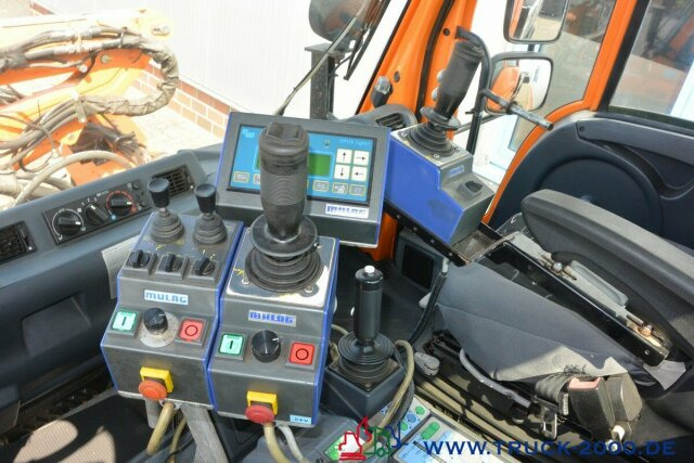 Xe tải thùng lửng/ Phẳng, Tiện ích/ Xe đặc dụng Unimog U 400 4 x 4 Mulag Teleskopausleger + Zapfwelle: hình 6