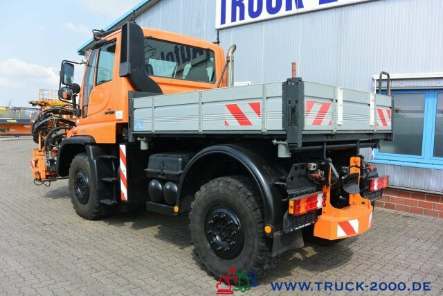 Xe tải thùng lửng/ Phẳng, Tiện ích/ Xe đặc dụng Unimog U 400 4 x 4 Mulag Teleskopausleger + Zapfwelle: hình 8
