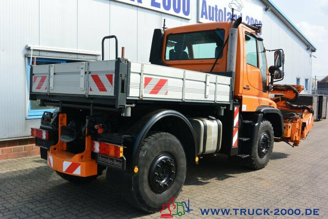 Xe tải thùng lửng/ Phẳng, Tiện ích/ Xe đặc dụng Unimog U 400 4 x 4 Mulag Teleskopausleger + Zapfwelle: hình 11