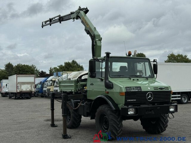Unimog U 1400 Kran PK 7000B Kran 5+6 Steuerkreis + AHK - Xe tải nhỏ: hình 2 Unimog U 1400 Kran PK 7000B Kran 5+6 Steuerkreis + AHK - Xe tải nhỏ: hình 2