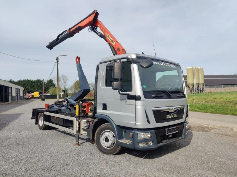MAN TGL 12.250 Containersysteem met kraan Palfinger PK9001 + Remote - Xe tải nâng móc, Xe cẩu tự hành: hình 2 MAN TGL 12.250 Containersysteem met kraan Palfinger PK9001 + Remote - Xe tải nâng móc, Xe cẩu tự hành: hình 2