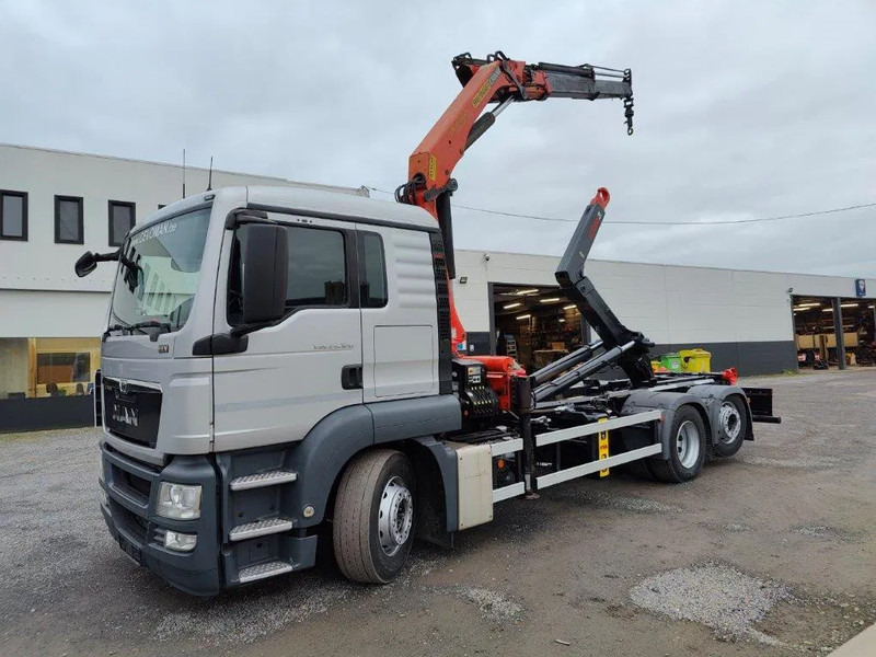 MAN TGS 26.320 Container Multilift + Kraan Palfinger PK16502 - Xe tải nâng móc, Xe cẩu tự hành: hình 1 MAN TGS 26.320 Container Multilift + Kraan Palfinger PK16502 - Xe tải nâng móc, Xe cẩu tự hành: hình 1