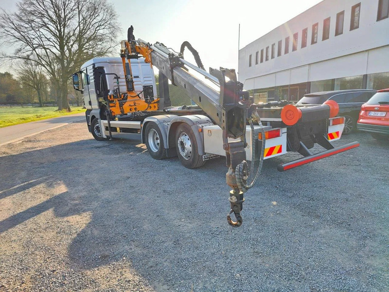 MAN TGX 26.400 6x2 Euro5 Container LEEBUR + Crane Effer 145 - Xe tải nâng móc, Xe cẩu tự hành: hình 5 MAN TGX 26.400 6x2 Euro5 Container LEEBUR + Crane Effer 145 - Xe tải nâng móc, Xe cẩu tự hành: hình 5