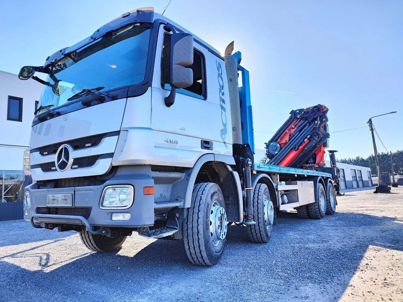 Mercedes-Benz Actros 4151 V8 8x4 Palfinger PK78002 - Xe tải thùng lửng/ Phẳng, Xe cẩu tự hành: hình 1 Mercedes-Benz Actros 4151 V8 8x4 Palfinger PK78002 - Xe tải thùng lửng/ Phẳng, Xe cẩu tự hành: hình 1
