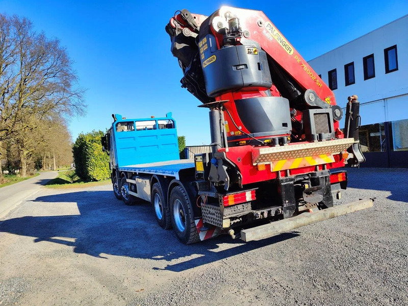 Mercedes-Benz Actros 4151 V8 8x4 Palfinger PK78002 + Flyjib PJ170 - Xe tải thùng lửng/ Phẳng, Xe cẩu tự hành: hình 4 Mercedes-Benz Actros 4151 V8 8x4 Palfinger PK78002 + Flyjib PJ170 - Xe tải thùng lửng/ Phẳng, Xe cẩu tự hành: hình 4