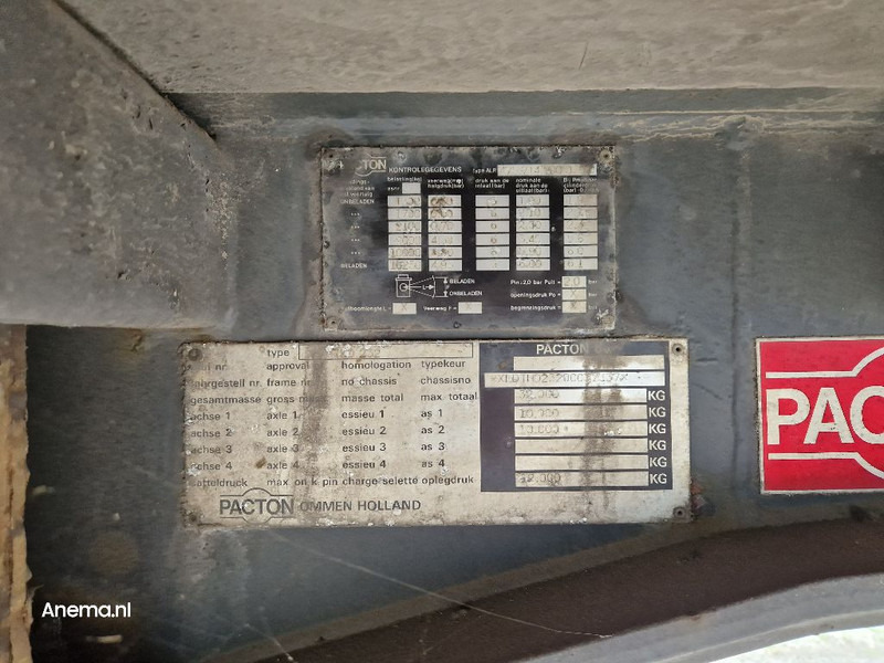 Pacton THD 232 - Sơ mi rơ moóc mui bạt: hình 2 Pacton THD 232 - Sơ mi rơ moóc mui bạt: hình 2