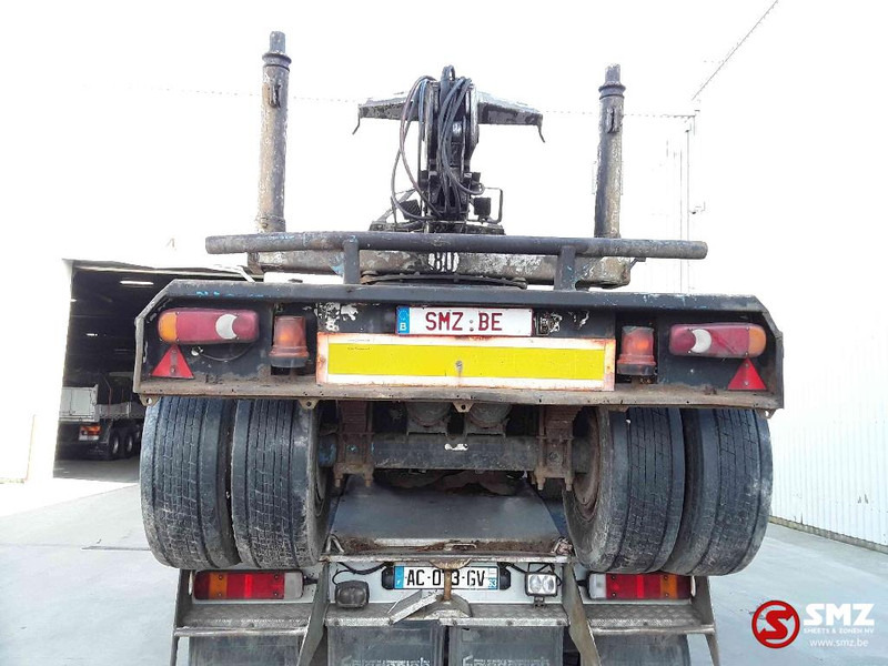 Sơ mi rơ moóc chở gỗ Friedrich Aanhangwagen wood trailer: hình 6