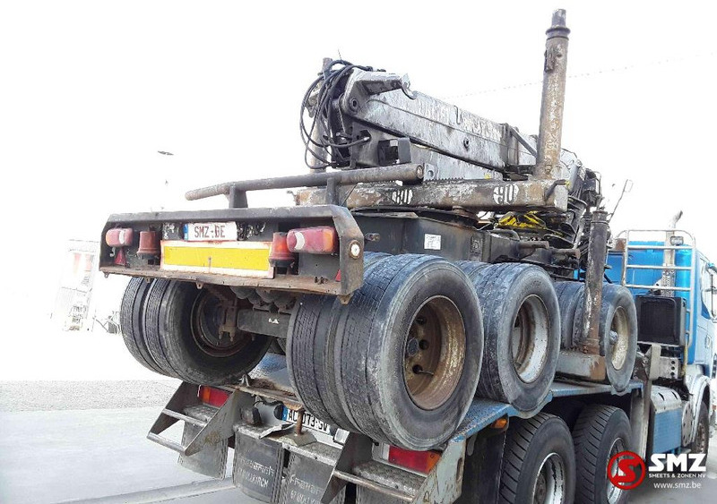 Sơ mi rơ moóc chở gỗ Friedrich Aanhangwagen wood trailer: hình 7