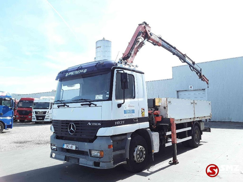 Mercedes-Benz Actros 1831 Atlas Ak140.1A4+remote lames steel 165000km - Xe tải thùng lửng/ Phẳng, Xe cẩu tự hành: hình 3 Mercedes-Benz Actros 1831 Atlas Ak140.1A4+remote lames steel 165000km - Xe tải thùng lửng/ Phẳng, Xe cẩu tự hành: hình 3