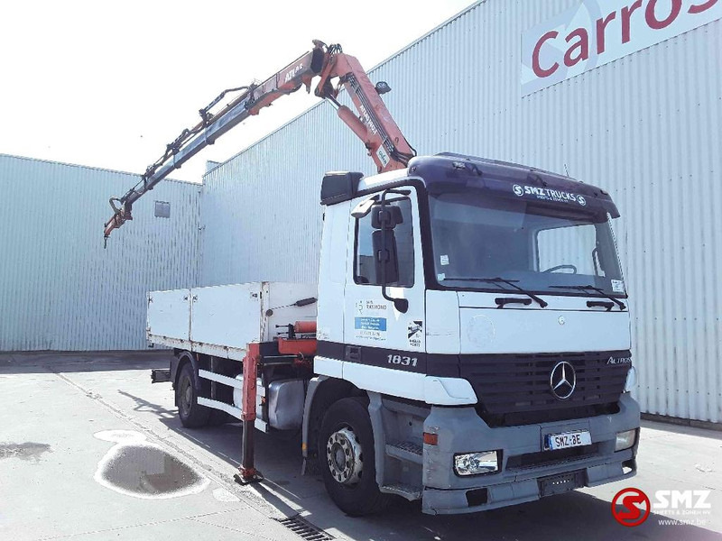 Mercedes-Benz Actros 1831 Atlas Ak140.1A4+remote lames steel 165000km - Xe tải thùng lửng/ Phẳng, Xe cẩu tự hành: hình 1 Mercedes-Benz Actros 1831 Atlas Ak140.1A4+remote lames steel 165000km - Xe tải thùng lửng/ Phẳng, Xe cẩu tự hành: hình 1