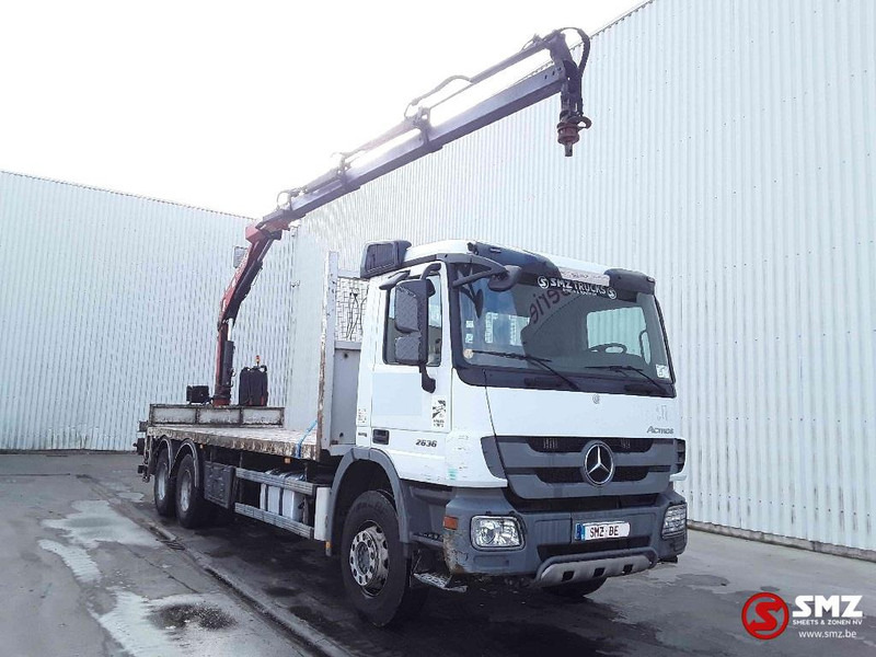 Mercedes-Benz Actros 2636 fassi f 155 full steeleps - Xe tải thùng lửng/ Phẳng, Xe cẩu tự hành: hình 1 Mercedes-Benz Actros 2636 fassi f 155 full steeleps - Xe tải thùng lửng/ Phẳng, Xe cẩu tự hành: hình 1