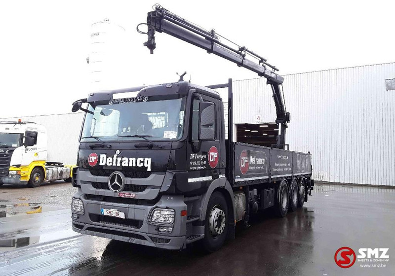 Mercedes-Benz Actros 3236 hiab 166-5remote - Xe tải thùng lửng/ Phẳng, Xe cẩu tự hành: hình 3 Mercedes-Benz Actros 3236 hiab 166-5remote - Xe tải thùng lửng/ Phẳng, Xe cẩu tự hành: hình 3