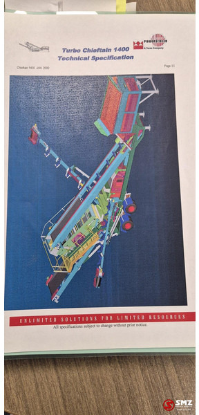 Máy sàng Powerscreen chieftain turbo 1400: hình 12